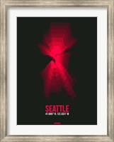 Seattle Radiant Map 4 Fine Art Print