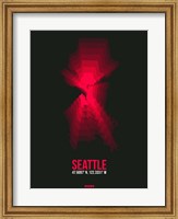 Seattle Radiant Map 4 Fine Art Print