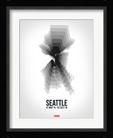 Seattle Radiant Map 6 Fine Art Print