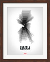 Seattle Radiant Map 6 Fine Art Print