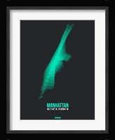 Manhattan Radiant Map 2 Fine Art Print