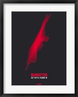 Manhattan Radiant Map 3 Fine Art Print