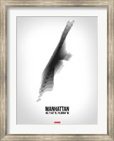 Manhattan Radiant Map 5 Fine Art Print