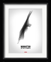 Manhattan Radiant Map 5 Fine Art Print