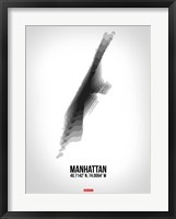 Manhattan Radiant Map 5 Fine Art Print