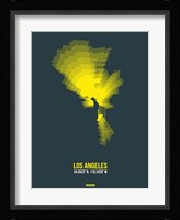 Los Angeles Radiant Map 1 Fine Art Print