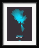 Los Angeles Radiant Map 3 Fine Art Print