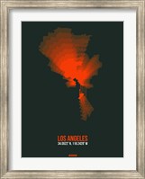 Los Angeles Radiant Map 4 Fine Art Print