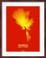 Los Angeles Radiant Map 5 Fine Art Print
