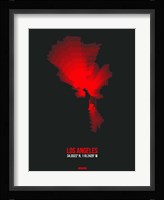 Los Angeles Radiant Map 6 Fine Art Print