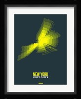 New York Radiant Map 1 Fine Art Print