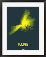 New York Radiant Map 1 Fine Art Print