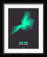 New York Radiant Map 2 Fine Art Print