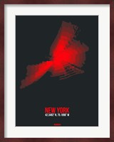 New York Radiant Map 3 Fine Art Print