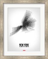 New York Radiant Map 4 Fine Art Print