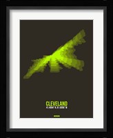 Cleveland Radiant Map 1 Fine Art Print