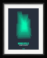 New Orleans Radiant Map 4 Fine Art Print