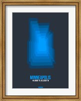 Minneapolis Radiant Map 2 Fine Art Print