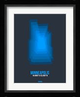 Minneapolis Radiant Map 2 Fine Art Print