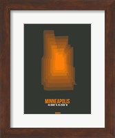 Minneapolis Radiant Map 3 Fine Art Print