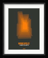 Minneapolis Radiant Map 3 Fine Art Print