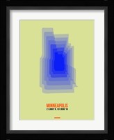 Minneapolis Radiant Map 4 Fine Art Print