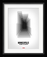 Minneapolis Radiant Map 6 Fine Art Print