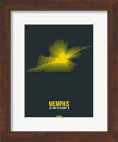 Memphis Radiant Map 1 Fine Art Print