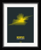 Memphis Radiant Map 1 Fine Art Print