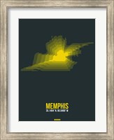 Memphis Radiant Map 1 Fine Art Print