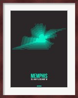 Memphis Radiant Map 2 Fine Art Print
