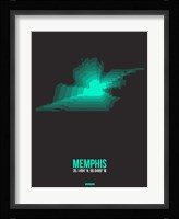 Memphis Radiant Map 2 Fine Art Print
