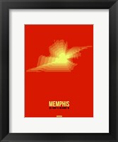Memphis Radiant Map 4 Fine Art Print