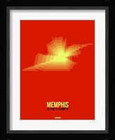 Memphis Radiant Map 4 Fine Art Print