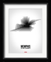 Memphis Radiant Map 5 Fine Art Print
