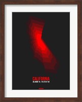 California Radiant Map 1 Fine Art Print
