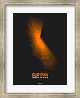 California Radiant Map 2 Fine Art Print
