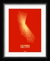 California Radiant Map 6 Fine Art Print
