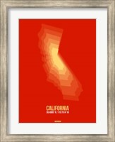 California Radiant Map 6 Fine Art Print