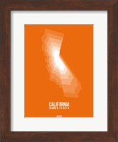 California Radiant Map 7 Fine Art Print