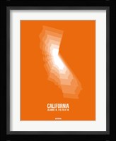 California Radiant Map 7 Fine Art Print