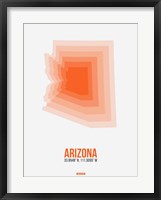 Arizona Radiant Map 1A Fine Art Print