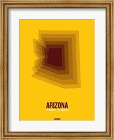 Arizona Radiant Map 3A Fine Art Print