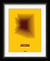 Arizona Radiant Map 3A Fine Art Print