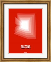 Arizona Radiant Map 4A Fine Art Print