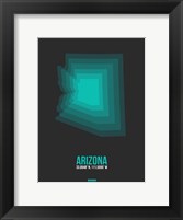 Arizona Radiant Map 5A Fine Art Print
