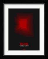 Arizona Radiant Map 7 Fine Art Print
