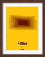 Kansas Radiant Map 2 Fine Art Print