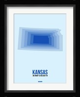 Kansas Radiant Map 3 Fine Art Print
