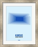 Kansas Radiant Map 3 Fine Art Print